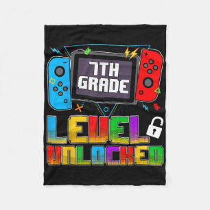 Lustige 7. Klasse freigeschaltete Gamer Zurück zur Fleecedecke