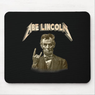 Lustige 80er Metalcore Heavy Metal Musikband Abrah Mousepad