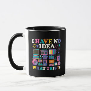 Lustige 90er Retro-Technologie & Nostalgie-Ästheti Tasse