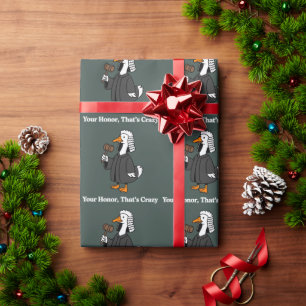 Lustige Abschlussgeschenke für Gänse-Anwälte der j Geschenkpapier