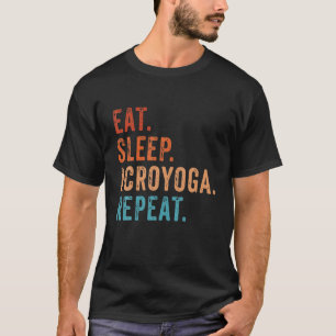 Lustige Acro Yoga Akro-Yoga Akrobatik Turn-Vint T-Shirt