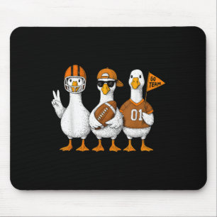 Lustige Alberne Gans Ente Fußball Herbst Fußballsp Mousepad