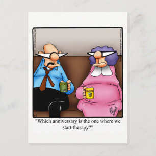 Lustige Alles Gute zum Jubiläum Humor Postkarte