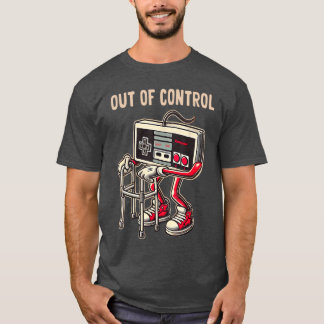 Lustige alte Videospiel-Art-Gaming-ee für Männer J T-Shirt