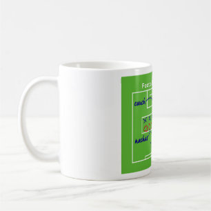 Lustige amerikanische Fußballspieltaktiken, Kaffeetasse