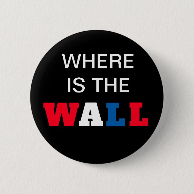 Lustige amerikanische Präsidentengestalt-Wand Button (Vorderseite)