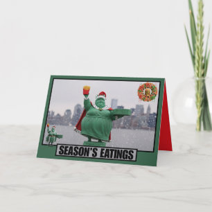Lustige amerikanische Weihnachtskarte für amerikan Karte
