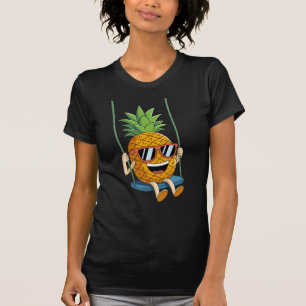 lustige Ananas-Schwänze Frauen-T - Shirt
