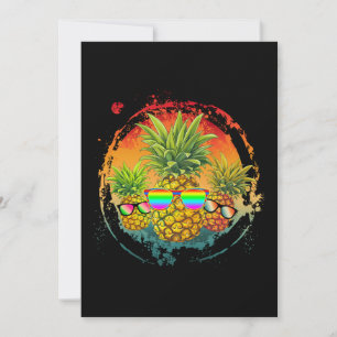 Lustige Ananas Sommer Stimmung Einladung