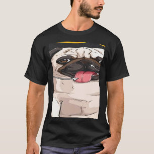 Lustige Anatomie eines weißen Mops-Hundebesitzer-W T-Shirt