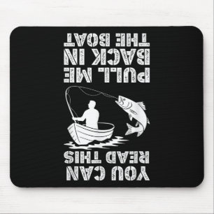 Lustige Angel-Shirts für Männer Jungen Papa Opa Fi Mousepad