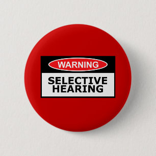 Lustige Anhörung Button