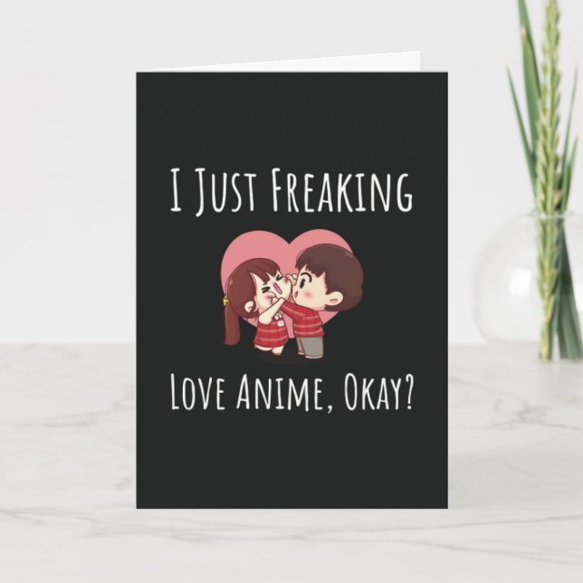 Lustige Anime Karten Otaku Kawaii Japanischer Humo (Vorderseite)
