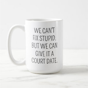 Lustige Anwalt Kaffee Tasse, Kann Dummheit Nicht R Kaffeetasse