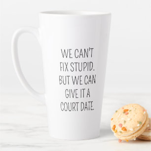 Lustige Anwalt Kaffee Tasse, Kann Dummheit Nicht R Milchtasse