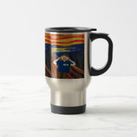 Lustige Apotheker-Tasse "der Schrei" Van Gogh