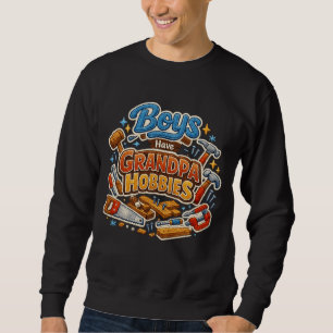 Lustige Ära Jungen haben Opa-Hobbys PNG Oma Sweatshirt