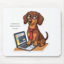 Lustige Arbeit Hart Dachshund Individuelle Tasse