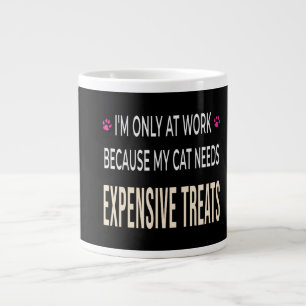 Lustige Arbeit, weil meine Katze teure Leckerlis b Jumbo-Tasse