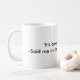 Lustige Arbeits-Zitat-Tasse Kaffeetasse (Mit Donut)