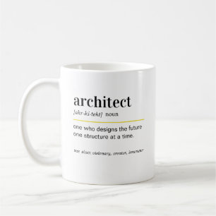 Lustige Architekten-Definition Geschenk Kaffeetasse