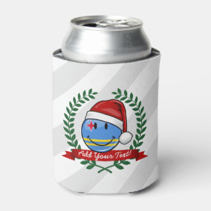 Lustige Aruba-Flaggen-Weihnachtsart Dosenkühler