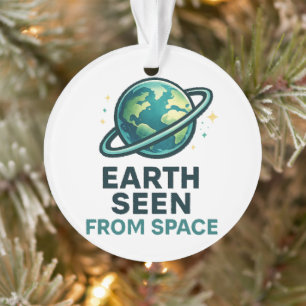 Lustige Astronaut Planeten Ornament