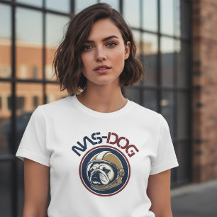 Lustige Astronautenhunde im Weltraum T-Shirt
