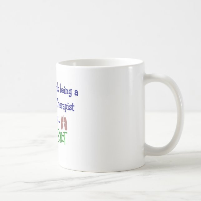 Lustige Atmungstherapie-Geschenke Kaffeetasse (Rechts)