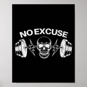 Lustige Ausredenlose Inspirierende Sprüche Motivat Poster