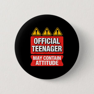 Lustige Aussage von Teenagern kann Einstellung ent Button
