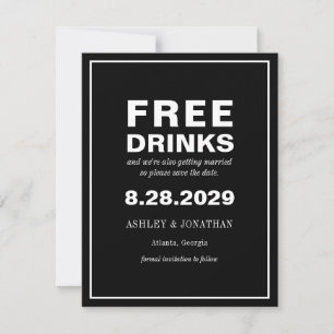 Lustige außergewöhnliche Hochzeit - Save-the-Date- Save The Date