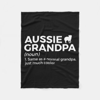 Lustige australische Opa-Definition Australisch Fleecedecke
