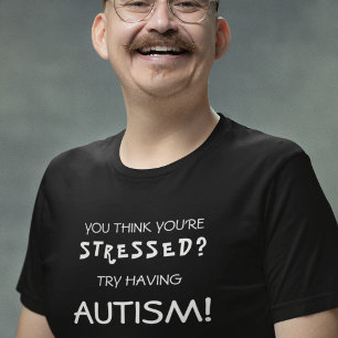 Lustige Autismus-Bekanntmachung ASD T-Shirt