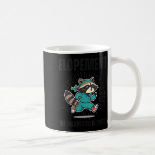 Lustige Autismus-Flucht Die unerwartete Übung Kaffeetasse