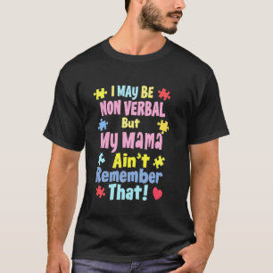 Lustige Autismus-Mutter Autismus-Bewusstsein Autis T-Shirt