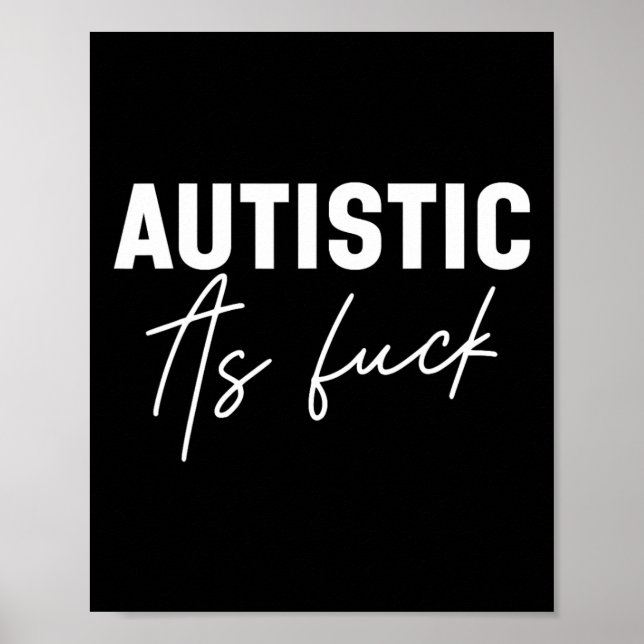 Lustige Autismus-Witze  Poster (Vorne)