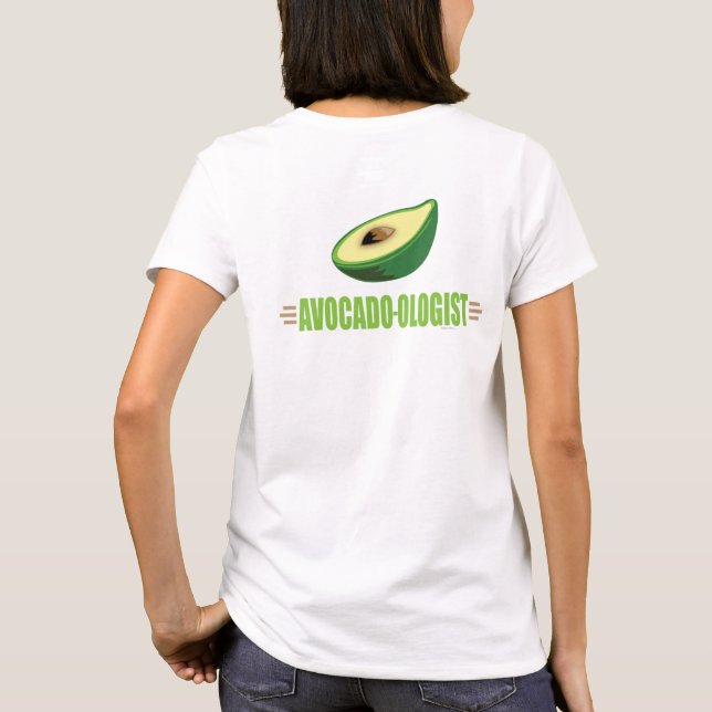 Lustige Avocado T-Shirt (Rückseite)