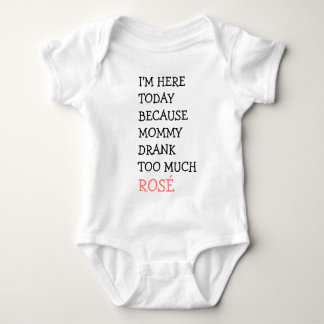 Lustige Baby-Ausstattung - Mama trank zu viel Baby Strampler