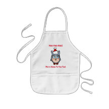 Lustige Baby-Eule mit Weihnachtshut