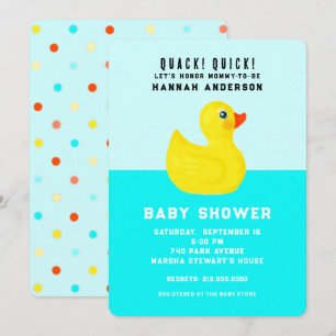 Lustige Babyparty Einladung
