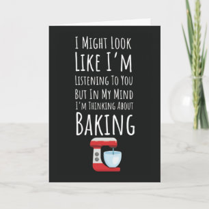 Lustige Backkarten Backen Bäcker Humor Brot Karte