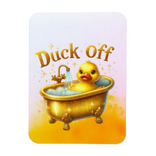 Lustige Badeente Magnet