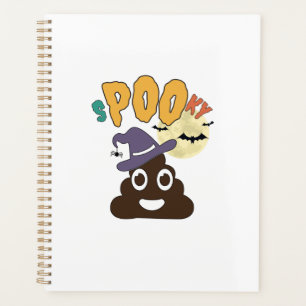 Lustige Badezimmer Humor Halloween Gruseliger Poo Planer
