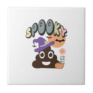 Lustige Badezimmer Humor Süße Retro Halloween Grus Fliese