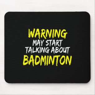 Lustige Badminton-Sprüche Badminton-Spieler Sprüch Mousepad