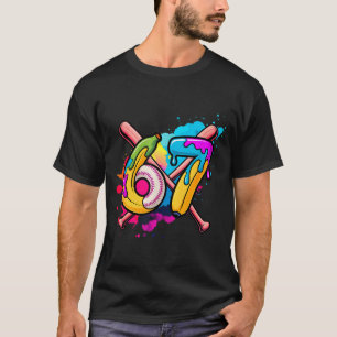 Lustige Banane Baseball 67 Eis Drip Meme T-Shirt