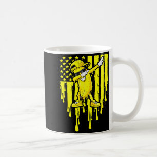 Lustige Banane Dab Flagge Tropf Kinder Jugend Jung Kaffeetasse