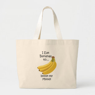 Lustige Banane-Frucht verbessert meine Laune Jumbo Stoffbeutel