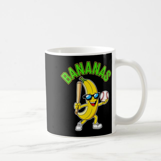 Lustige Banane Langarm  Kaffeetasse (Rechts)